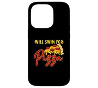 Will Swim For Pizza - Funny Swim Quotes Swimmer Case for iPhone 14 Pro