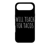 Will Teach For Tacos Funny Teacher Mexican Food Lover Case for iPhone Air