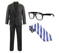 Will - The Inbetweeners Costume Set I Love Fancy Dress Black Medium
