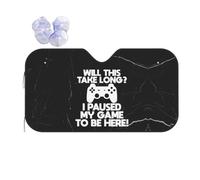 Will This Take Long I Paused My Game to Be Here Car Wind Sun Shade Two Sizes Suitable for Various