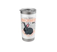 Will Trade Brother for a Silver Fox Rabbit Stainless Steel Insulated Tumbler