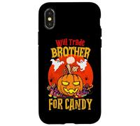 Will Trade Brother For Candy Pumpkin Lantern Halloween Case for iPhone X/XS