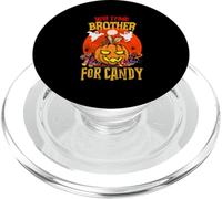 Will Trade Brother For Candy Pumpkin Lantern Halloween PopSockets PopGrip for MagSafe