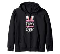 Will Trade Brother For Some Easter Eggs Bunny Easter Sibling Zip Hoodie