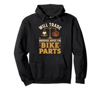 Will Trade Marriage Advice For Bike Parts Cycling Cyclist Pullover Hoodie