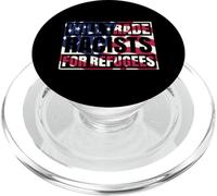 Will Trade Racists For Refugees Immigrants USA Flag Chicano PopSockets PopGrip for MagSafe