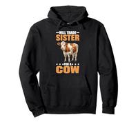 Will Trade Sister For A Cow Farm Rural Sibling Banters Pullover Hoodie