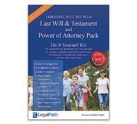 Will Writing Kit for Two with Power of Attorney Forms | LegalPath® | Two solicitor-drafted Wills, General and Special Power of Attorney forms, two Deeds of Revocation and guides.