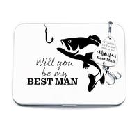 Will You Be My Best Man Fishing Lure I Couldn't Tie The Knot Without You - Best Man Proposal Wedding Fishing Lure (Best Man)