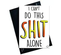 Will You Be My Bridesmaid Greeting Card I Can't Do This Shit Alone Funny Bridesmaid Wedding Party Bridesmaid Proposal Card Funny Maid of Honour PC540