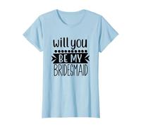 Will You Be My Bridesmaid Wedding Bride Bridal Bachelorette T-Shirt