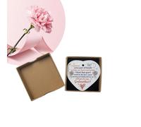 Will You Be My Godmother, Godmother Proposal, Godparent Proposal Heart Plaque - DWUENT Christening Gift, Acrylic (7.3x6.8cm) or Wooden (10x10cm), Goddaughter Godson Keepsake (WHITE., 7.3cm*6.8cm)