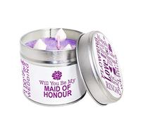 Will You Be My Maid of Honour Candle Tin - Made to Order/Handmade/SOYA Wax