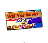 Will You Be My Maid of Honour Chocolate Bar Wrapper Novelty Wedding Marriage CH-2003 (Without Chocolate Bar)
