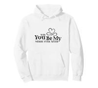 Will You Be My Merry Ever After, Christmas Proposal Design Pullover Hoodie