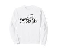 Will You Be My Merry Ever After, Christmas Proposal Design Sweatshirt