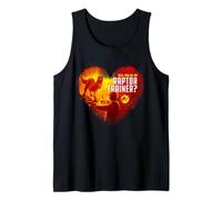 Will You Be My Raptor Trainer Dinosaur Valentine Heart Tank Top