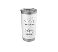 Will You be My Sneaky Link? Stainless Steel Insulated Tumbler