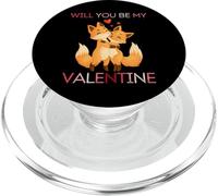 Will you be my valentine Valentine's Day funny single love? PopSockets PopGrip for MagSafe