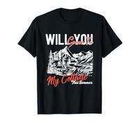 Will You Come to My Cottage This Summer Hockey Romance Retro T-Shirt