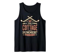 Will You Come to My Cottage This Summer WYCTMCTS Vintage Tank Top