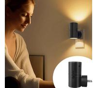 Will You Marry Lights Plug in LED Dimmable Night Light Plug In Night Lights For Wall Socket 0 100lm NightLights With Light Sensors Adjustable Color Lava Lamps For Kids (Black, 8.8X4.8cm)