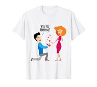 Will You Marry Me? Romantic Marriage Proposal T-Shirt