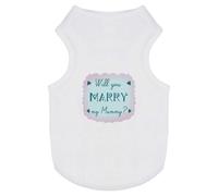 'Will you marry my Mummy?' Pet Dog/Cat T-Shirt (PT00119378)