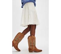 Willa Western Boots by Matisse at Free People in Tan/Turquoise, Size: US 6.5 - female