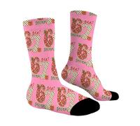 WILLBEST 67 Socks Ice Cream, 6 7 Meme Socks, Novelty 6-7 Six Seven Design Socks for Adults & Kids, Funny Gifts for Boys Girls Men Women