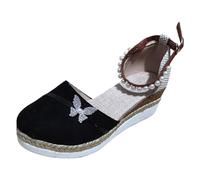 WILLBEST black shoes women square toe goth boots mary jane shoes for women womens slippers anti-skid womens slippers comfortable party navy nursing clogs for lightweight low heel sandals