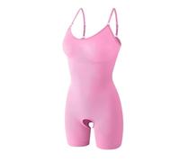 WILLBEST Body Suit Ladies Shapewear Body Suits Women Shapewear Cheerleader Costume Women Sexy Strapless Bodysuit Thigh Adhesive Bra for Large Breasts Bodysuit with Built in Bra Pull in Knickers for