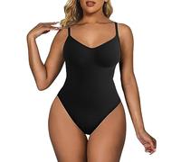 WILLBEST Body Suits Women Slimming Pants Crotchless Body Suits for Women Slip Shorts fishnets Plus Size Full Shapewear Bodysuit Shapewear for Ladies Open Bust Sexy Backless Shaper