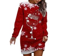 WILLBEST Christmas Dresses for Women UK Midi Sleeveless Short Silk Satin Y2K Black Denim Cross Linen Sun Dress Casual Wrap Ruffle Cap