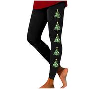 WILLBEST Christmas Leggings for Women UK Wide Leg Womens Leggings Size 12 for Men UK Striped Tights Christmas White Women Tights