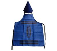 WILLBEST Crayon Costume Adult, Creative Crayon Aprons Costume, Adults Apron and Gnome Hat Kit Funny Outfit, Family Cosplay Halloween Christmas Easter Costumes