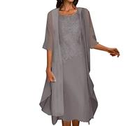 WILLBEST Elegant Dresses for Women Formal Cocktail Dresses for Women Shinny a line Shift Sundresses Womens wrap Dress Mother of The Bride Wedding Mother of Bride Dress Light Purple