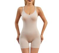 WILLBEST high Waist Shapewear for Women Knicker Elastic Overalls Butt Lifter Shapewear Sexy Outfits Women UK Naughty Bedroom Plus Size Shorts White mini Dress red Leather top Bodycon Jumpsuit