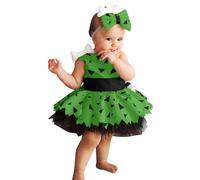 WILLBEST Kids Toddler Baby Girl Flintstone Costume Boy Bam Bam Historical Stone Age Cavegirl Caveman Cosplay Halloween Outfit