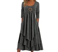 WILLBEST Ladies Christmas Dresses Black midi Dress for Women Soft Stretch Plus Size Linen Dresses for Women 2024 mom and me 2024 Wedding Guest Winter lace up Sparkle Sequin Winter