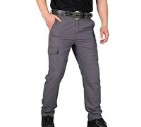 WILLBEST Mens Joggers with Zip Pockets Button Blue Jean Black Cargo Shorts Mens Yoga Leggings Gym Joggers Men Skinny 3/4 Length Shorts Boxers Underwear Pyjama Bottoms Work Trousers
