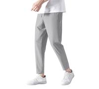 WILLBEST Mens Jogging Bottoms Loose fit Mens Black Shorts Oversized Cargo Pants Men Pants Men Comfort Black Slim fit Jeans Elastic Waist Jeans Denim Shorts Bootcut Wide Leg Straight Legs Trousers