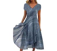 WILLBEST Plus Size Womens Dresses Casual Summer Beach Holiday Ribbed Fitted Womens Formal Dresses for Wedding Black Sundress Linen Floral for Women 2024 Outfits Swiss dot Teacher Women