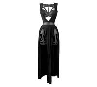 WILLBEST sexy womens outfits for the bedroom ladies pyjamas size 10 sexy lingerie for women dress up crotchless fishnet tights women black long sleeve leotard outfit lingerie body suits strapless