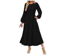 WILLBEST Shift Dress for Women Sun Dress Plus Size Blue lace Patchwork Womens Dresses Formal Sequin 2024 Fashion Linen mini Sundress Sun Beach Dresses lace Crochet Eyelet Green Autumn Work