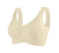 WILLBEST Super Gather Bras for Older Women Lifting Bras for Sagging Breasts Comfortable Seamless Push Up Bra No Underwire Non Wired Bra Women U