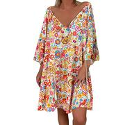 WILLBEST Swiss Dot Dress for Women Casual Curvy Cocktail Bodycon Midi Floor Length T Shirt Tassel Off The Shoulder Summer Dress