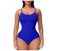 WILLBEST Tummy Control Thong Shapewear for Women Cotton high Waist Knickers Body Suit Ladies Shapewear Waist Trainer Workout Set for Women Brazilian Underwear Body Shaper Bodysuit with Built