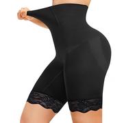 WILLBEST Tummy Control Thong Shapewear for Women Plus Size Black Tights Tummy Control Knickers Shapewear Thong for Women Square Neck Strapless Bodysuit Underwear Shorts Pajama