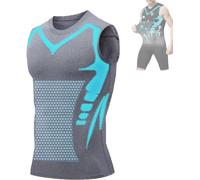 WILLBEST V-Boost V2 Men Shirt,Compression Shape Wear Shirt for Men,Sleeveless,Feel the Power of Confidence